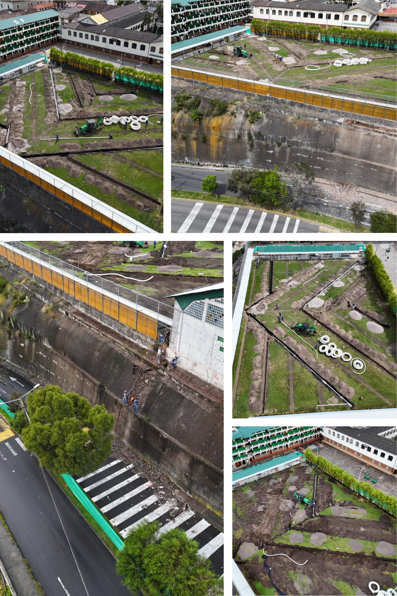 Collage Intervención muro 2025-2026